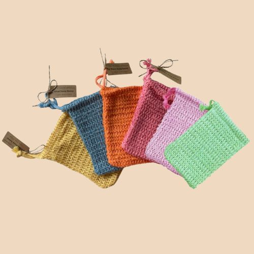 sisal soap saver bag - Parrotfish