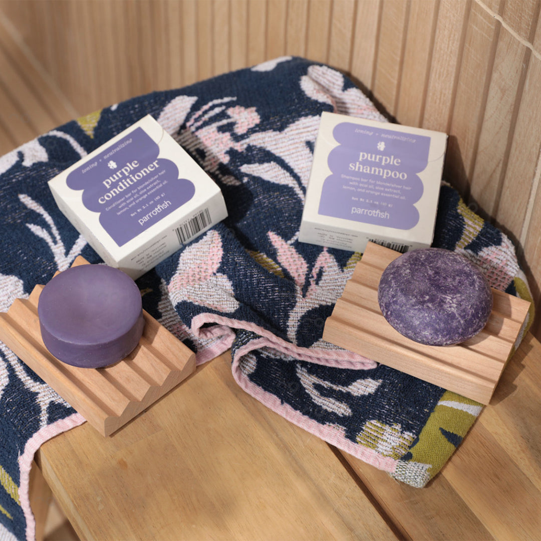 purple shampoo and conditioner - Parrotfish
