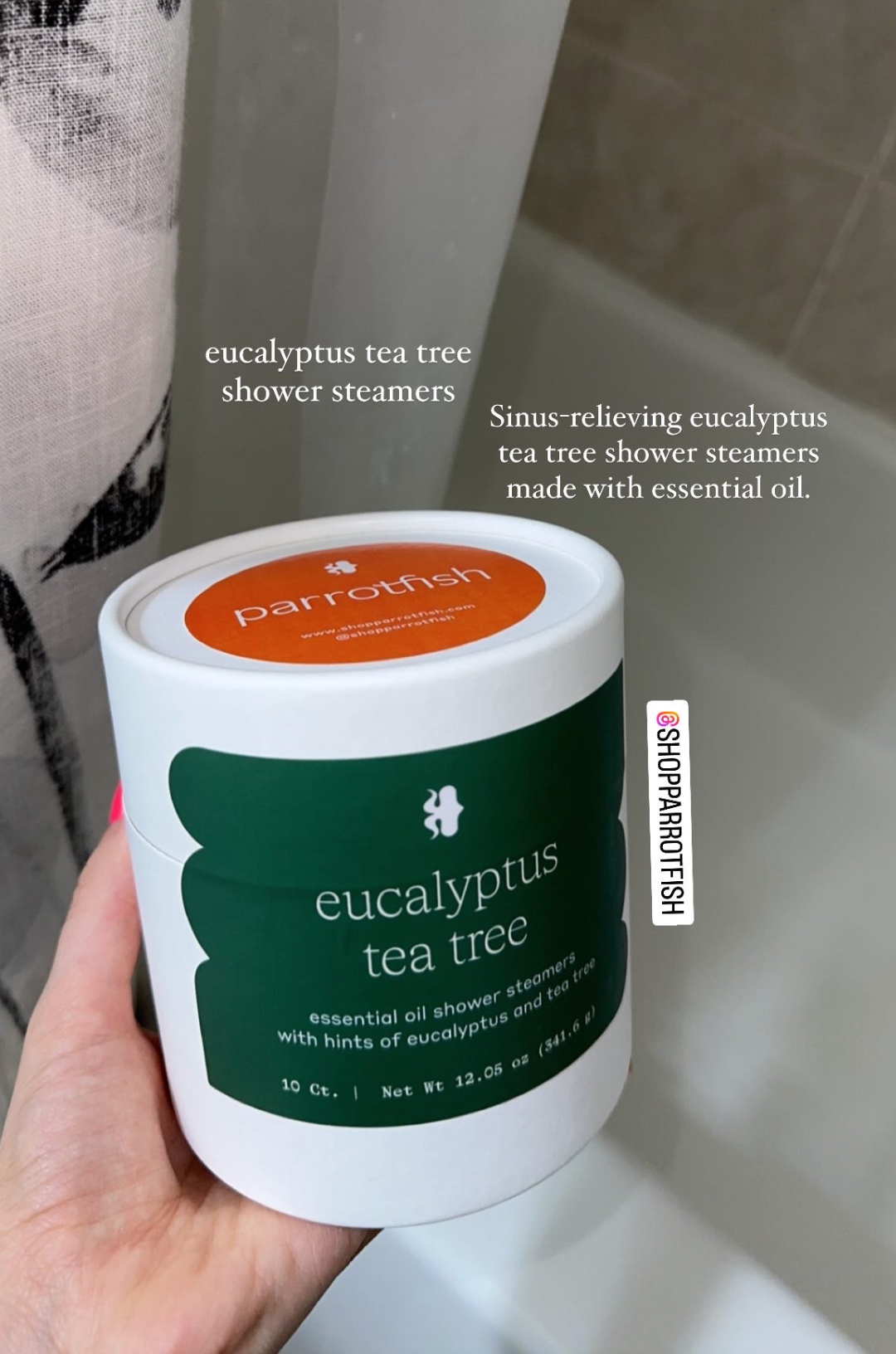 Parrotfish-Shower-Steamer-Eucalyptus-TeaTree