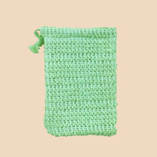 sisal soap saver bag - Parrotfish
