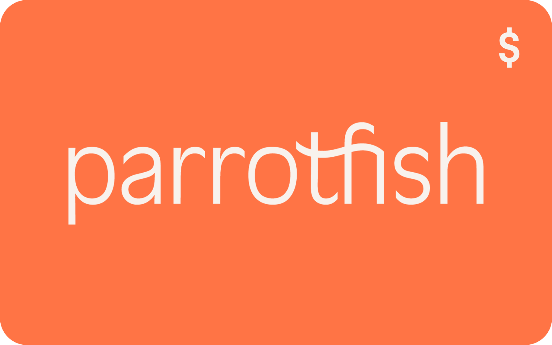 gift card - Parrotfish