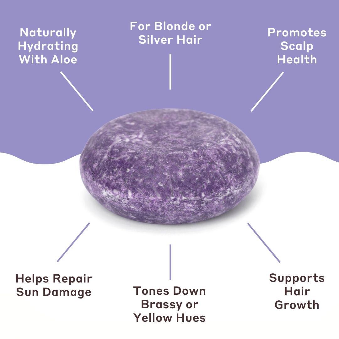 purple shampoo and conditioner