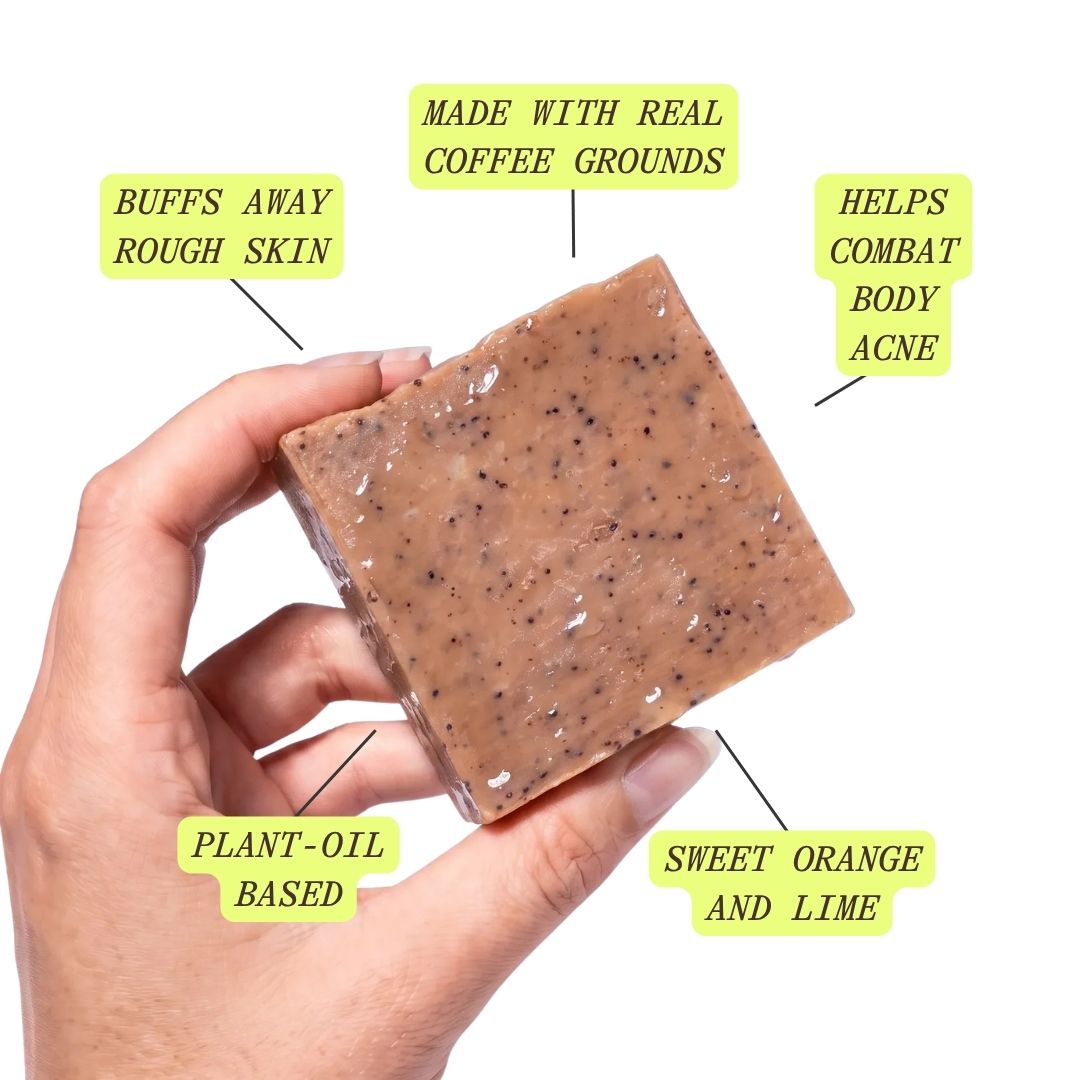 coffee clementine exfoliant soap bar - Parrotfish