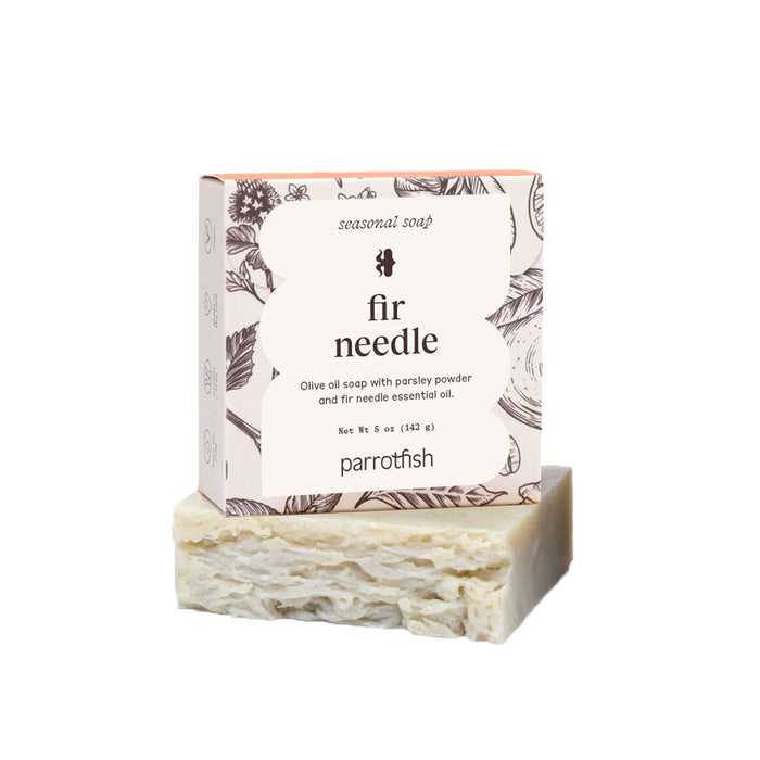fir needle soap bar