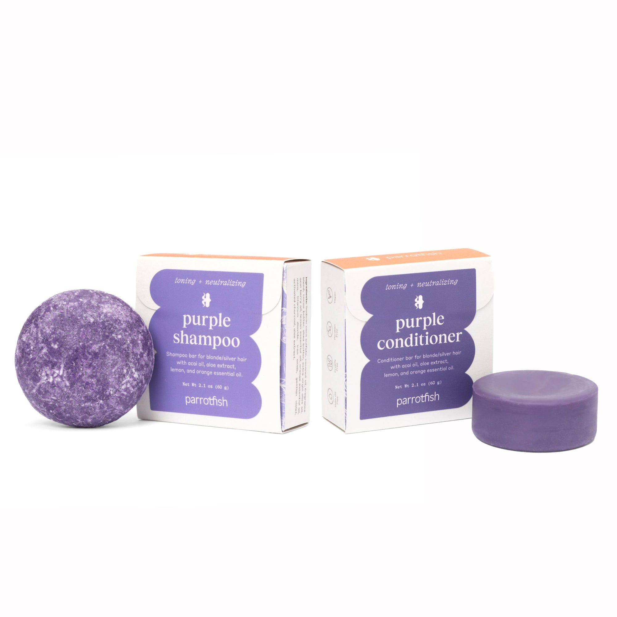 purple shampoo and conditioner - Parrotfish