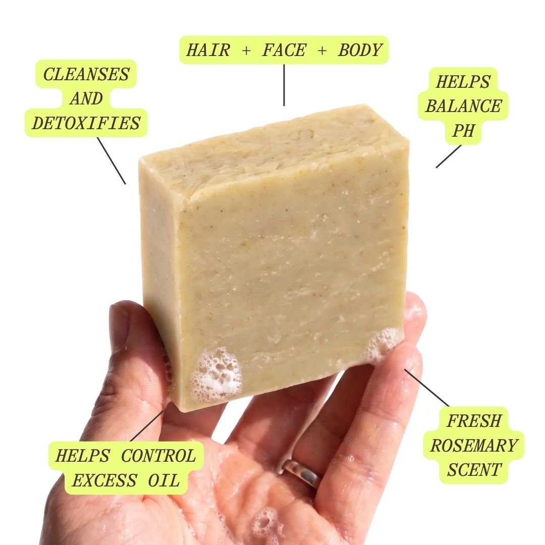 rosemary apple cider vinegar soap bar - Parrotfish