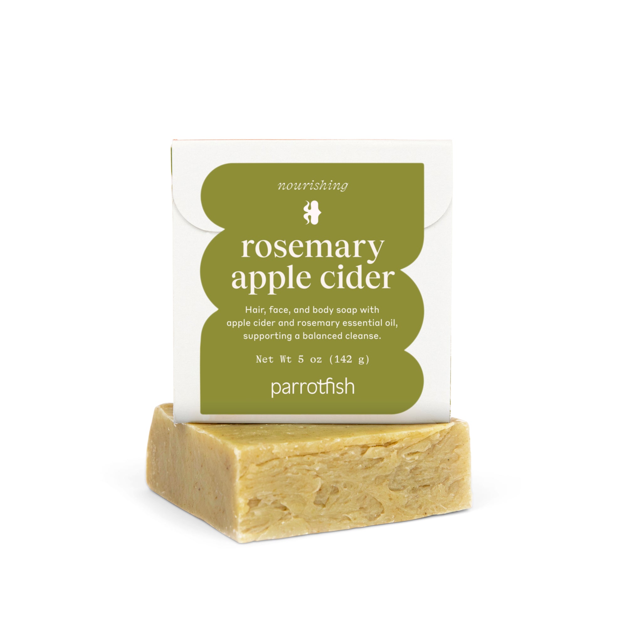 rosemary apple cider vinegar soap bar