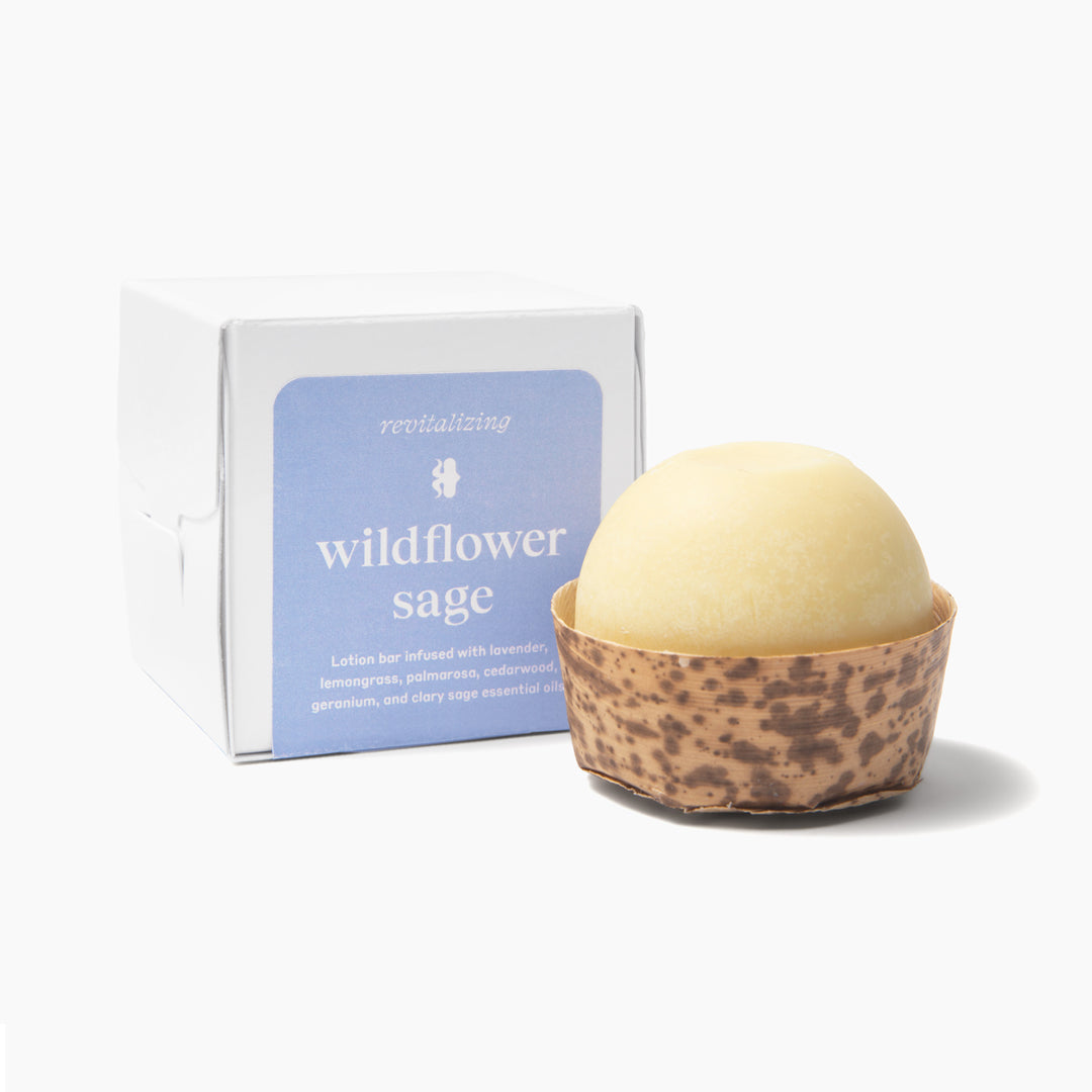 wildflower sage lotion bar