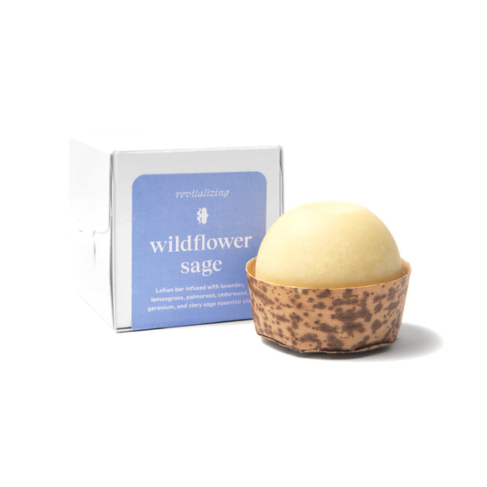 wildflower sage lotion bar