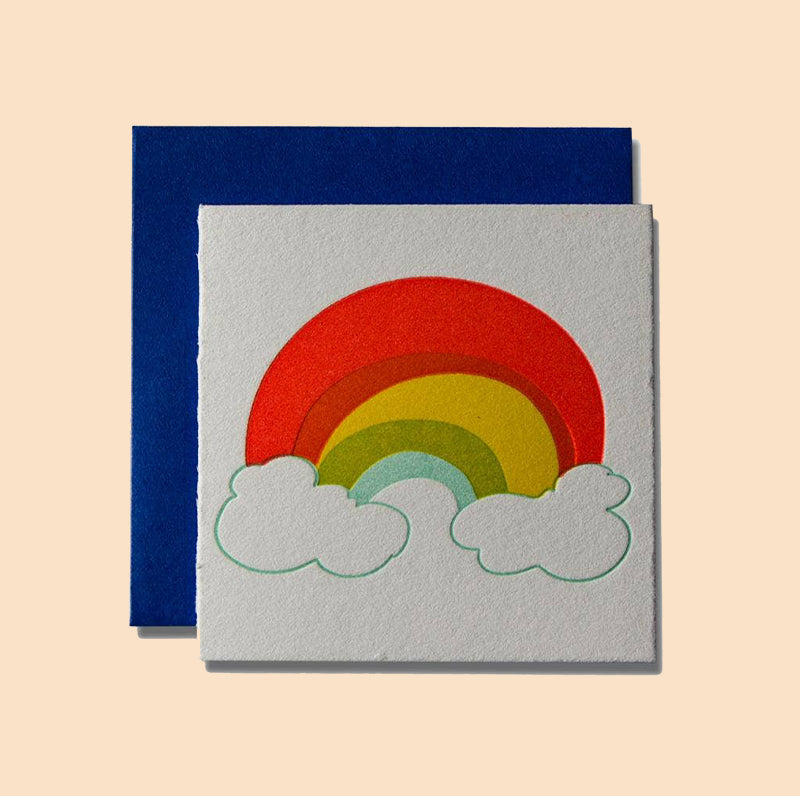 mini letterpressed card - Parrotfish